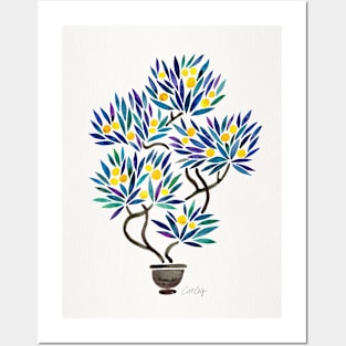 Lemon Bonsai Orange Posters and Art